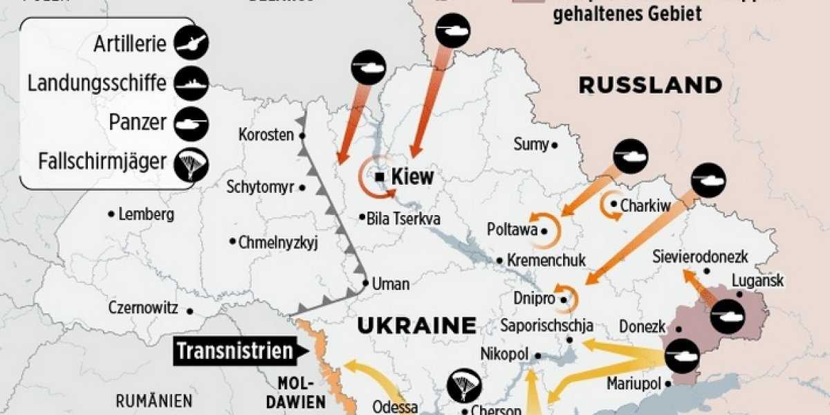 Танки в Киеве, десант в Одессе и «линия Путина» под Коростенем