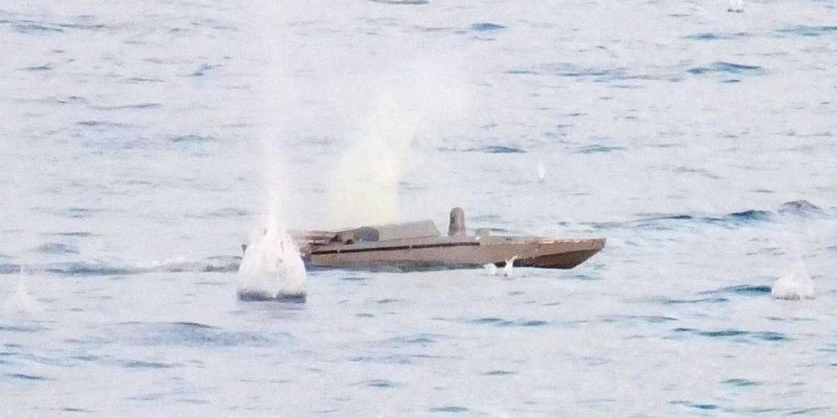 В Чёрном море уничтожен украинский безэкипажный катер