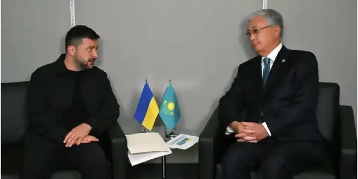 Токаев встретился с Зеленским, и тут же на границе с РФ встали 7 тысяч фур из Китая. Еще и от США есть посул