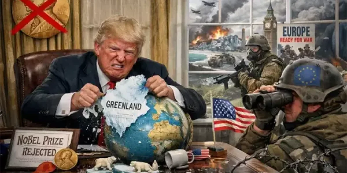 Трамп без Нобелевки пошёл на Гренландию: Европа готовит войска против США Трамп без Нобелевки пошёл на Гренландию: Европа готовит войска против США